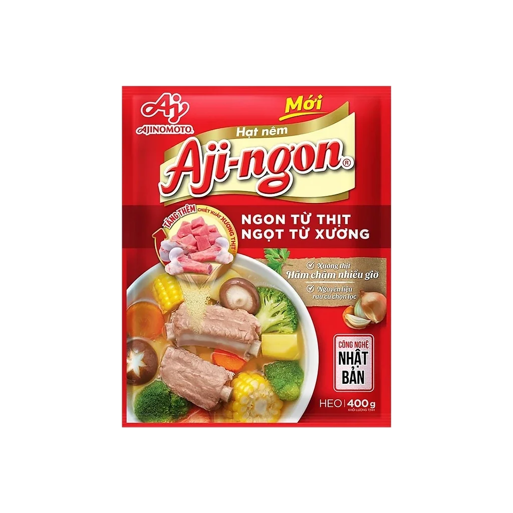 Hạt nêm Aji-ngon vị heo 400g
